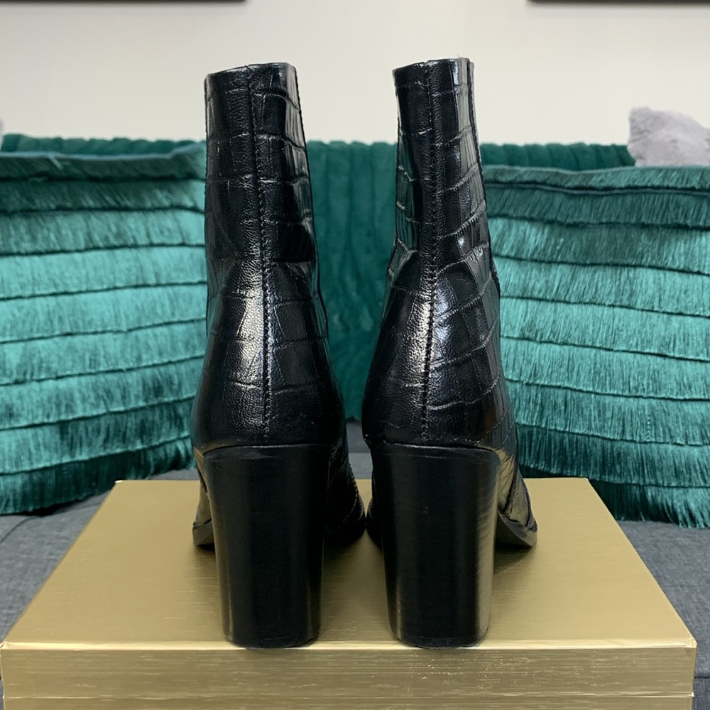 ASOS Crocodile ZipUp Booties - Picture 5 of 7